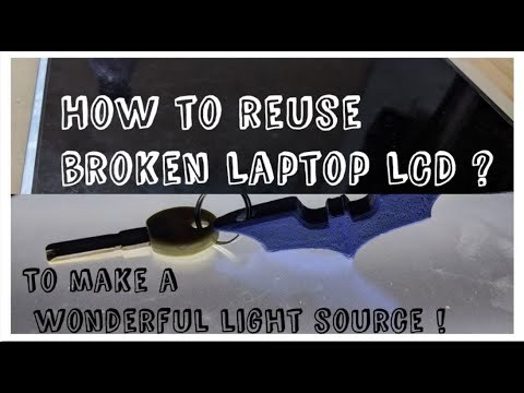 How to reuse a broken laptop screen ?